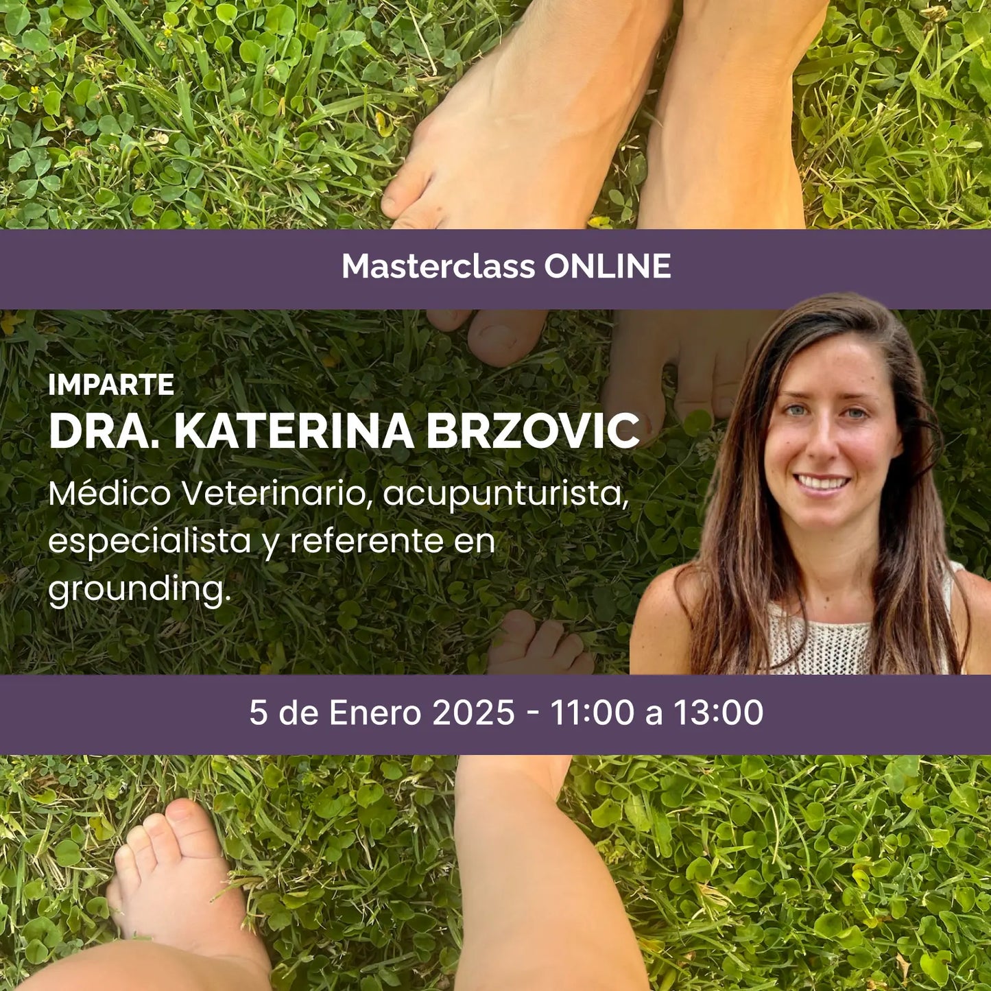 Masterclass ONLINE 05/01/2025 "Grounding, La maravillosa ciencia detrás de tocar la Tierra"
